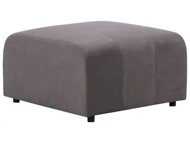 Otomana FALSTERBO Terciopelo Gris oscuro - Sala de estar