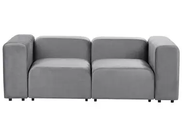 Sofá modular 2 plazas FALSTERBO Gris Terciopelo - Sala de estar