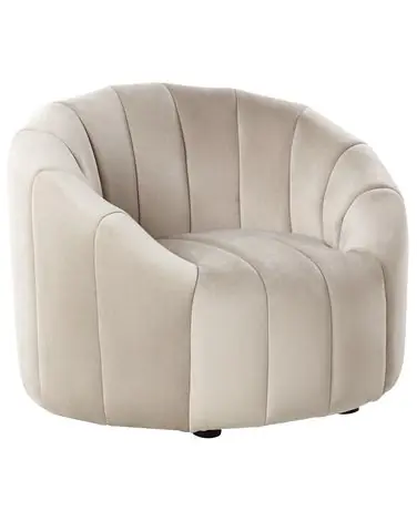 Armchair MALUNG Velvet Beige - Living Room