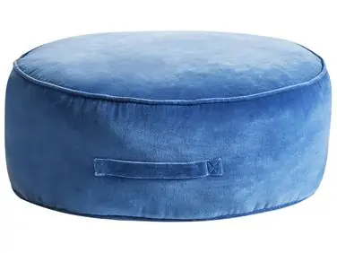Puf YULLE Terciopelo Azul - Accesorios decorativos