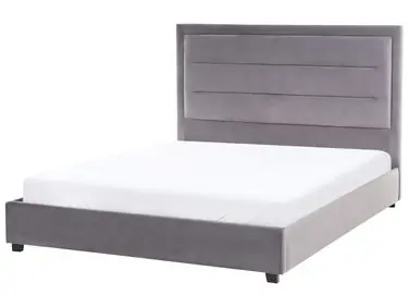 Waterbed Velvet ROUEN 140 x 200 cm (EU Double) Dark Grey - Bedroom