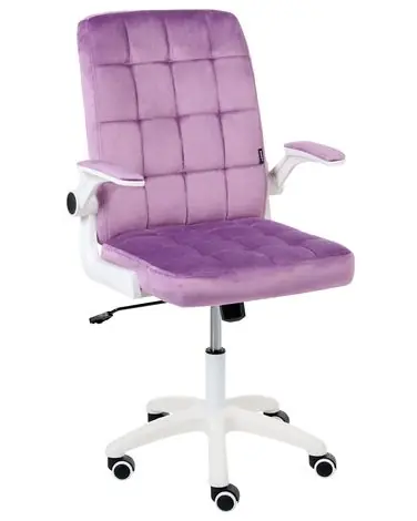 Silla de oficina DANDY Terciopelo Violeta