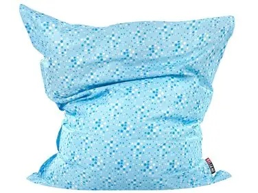 Bean Bag 300 L FUZZY 140 cm 180 cm Light Blue - Living Room