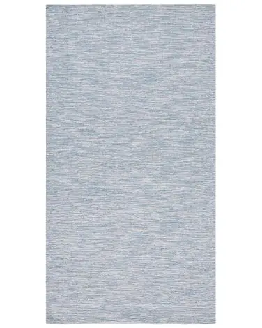 Alfombra DERINCE Azul claro 80 x 150 cm Algodón - Accesorios decorativos