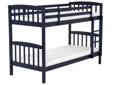 Litera Madera de pino REVIN 90 x 200 cm Azul marino - Dormitorio