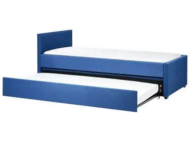 Trundle Bed Fabric MARMANDE 90 x 200 cm (EU Single) Navy Blue - Bedroom