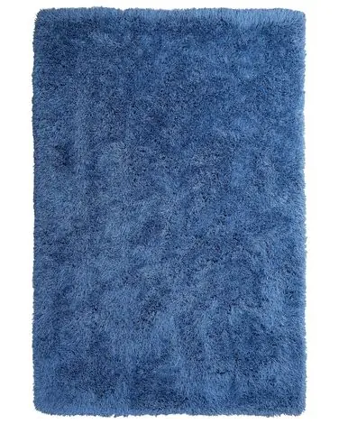 Alfombra de pelo largo CIDE Azul 140 x 200 cm - Accesorios decorativos
