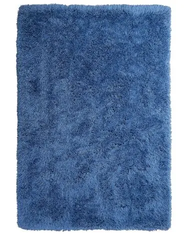 Alfombra de pelo largo CIDE Azul 200 x 300 cm - Accesorios decorativos