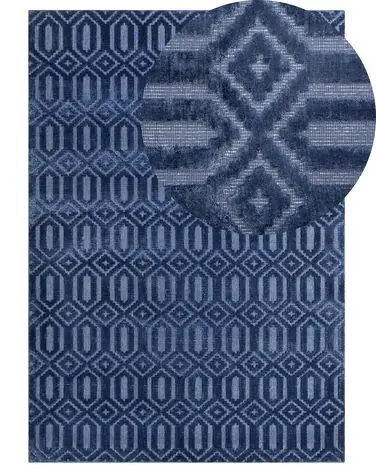 Alfombra ADATEPE Azul marino 160 x 230 cm Viscosa - Accesorios decorativos