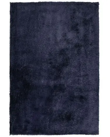 Alfombra de pelo largo EVREN Azul oscuro 160 x 230 cm - Accesorios decorativos