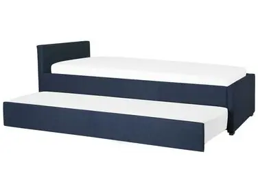Trundle Bed Fabric MARMANDE 80 x 200 cm (EU Small Single) Navy Blue - Bedroom