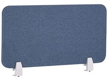 Desk Screen WALLY 80 x 40 cm Blue - Home Office