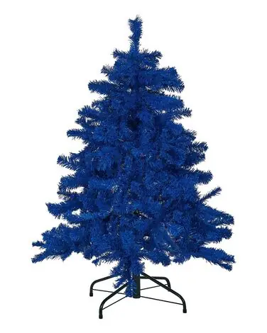 Árbol de Navidad FARNHAM 120 cm Azul