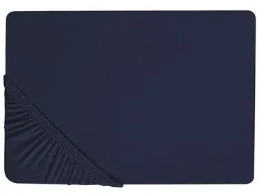 Sábana bajera HOFUF Algodón 90 x 200 cm Azul marino - Accesorios decorativos