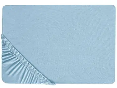 Sábana bajera HOFUF Algodón 140 x 200 cm Azul claro - Accesorios decorativos