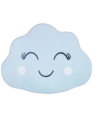 Alfombra infantil CUMULUS Azul claro 90 x 120 cm - Accesorios decorativos