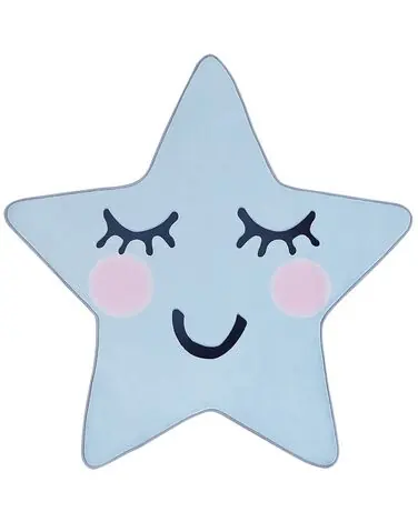 Alfombra infantil SIRIUS Azul claro 120 x 120 cm - Accesorios decorativos
