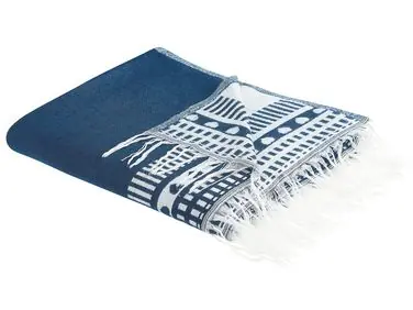 Manta TARLAY Tela 130 x 170 cm Azul - Accesorios decorativos