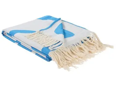 Blanket KIHUN Fabric 130 x 170 cm Blue - Home Accessories