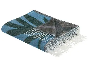 Blanket LIMGHA 130 x 170 cm Blue - Home Accessories