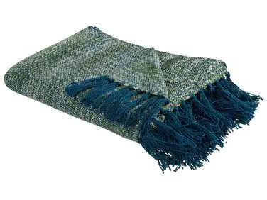Blanket PAIRE Fabric 130 x 170 cm Teal - Home Accessories