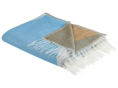 Blanket HAKUI 130 x 170 cm Blue - Home Accessories