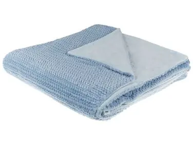 Blanket BJAS 200 x 220 cm Blue - Home Accessories
