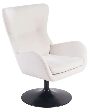 Swivel Armchair VIGGE Off-White