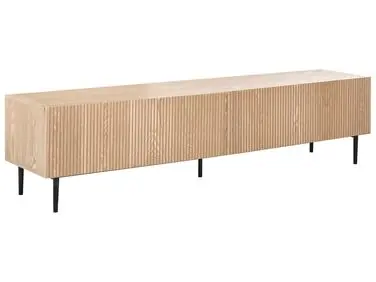 TV Stand BLYTHE Light Ash Wood - Living Room