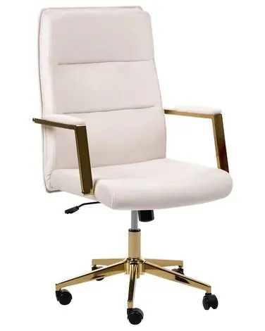 Executive Chair DEMURE Velvet Light Beige - Home Office