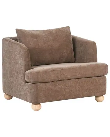 Armchair RATTVIK Chenille Brown - Living Room