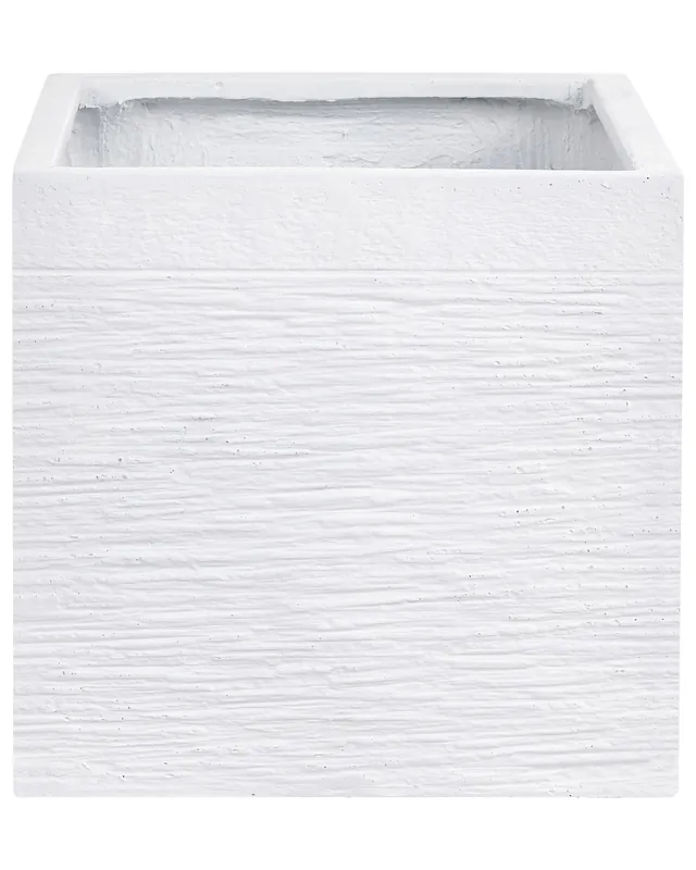 Plant Pot PAROS 40 cm White - Garden & Balcony