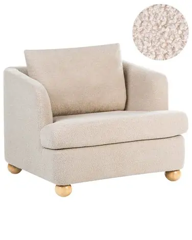 Armchair RATTVIK Boucle Beige - Living Room