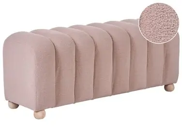 Upholstered Bench IDYLLWILD Boucle Beige - Bedroom