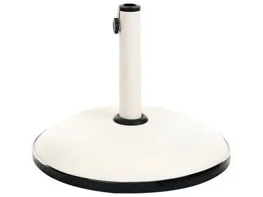Base para sombrilla CANZO Blanco Redonda 25 kg - Jardín y balcón