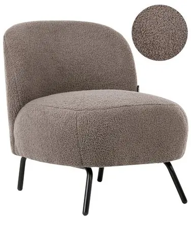 Armchair KUMLA Boucle Taupe - Living Room