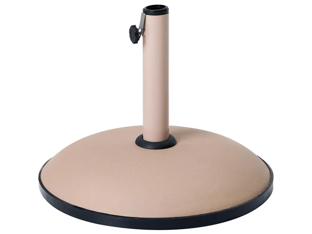 Base para sombrilla CANZO Beige Redonda 25 kg - Jardín y balcón