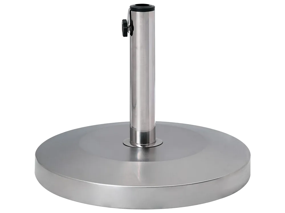 Base para sombrilla CRAVEGGIA Plateado Redonda 25 kg - Jardín y balcón