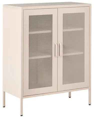 Armario WAKATIPU Metal Beige - Sala de estar