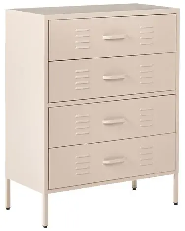 Cómoda ENAGO Metal Beige - Oficina