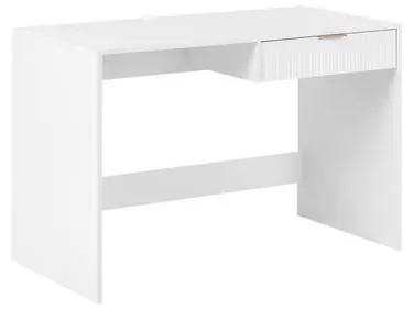 Home Office Desk LUTETIA White 120 cm 60 cm