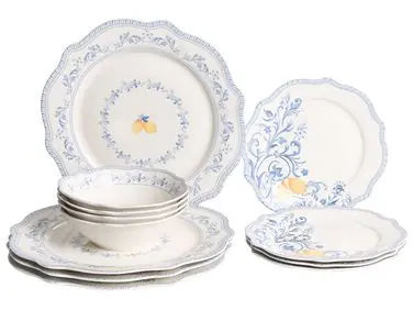 Vajilla de 12 piezas LOVAGE Porcelana Blanco - Accesorios decorativos