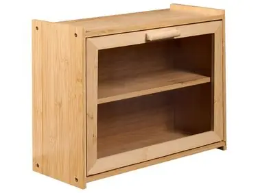 Bread Bin SEIGLE Bamboo Light Brown - Home Accessories