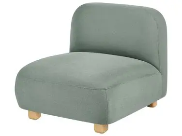 1-Seat Section AMLI Light Green Fabric