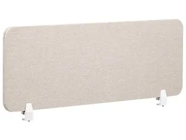 Desk Screen WALLY 120 x 40 cm Beige - Home Office