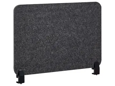 Desk Screen SPLIT 80 x 50 cm Dark Grey - Home Office
