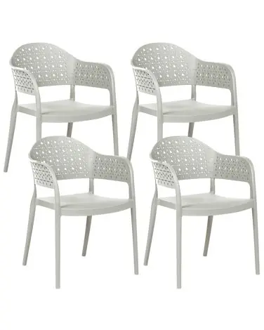 Set of 4 Chairs NARINO Light Green - Garden & Balcony