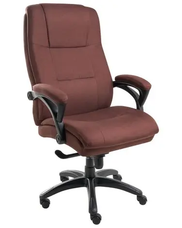 Silla ejecutiva MAGNUS Lino Marrón - Oficina