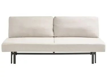Sofa Bed 3 Seater ROYKKA Fabric Off-White