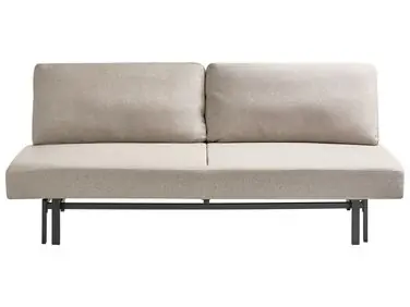 Sofa Bed 3 Seater ROYKKA Fabric Beige - Living Room